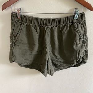 Madewell Olive Pull On Shorts